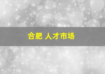 合肥 人才市场